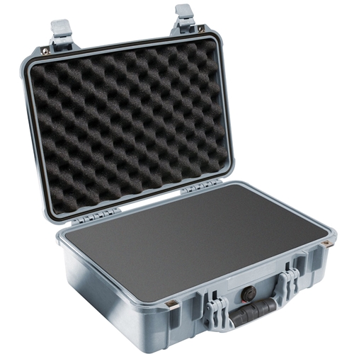 Pelican™ 1500 Case with Foam (Silver)