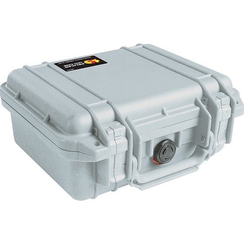 Pelican™ 1200 Case with Foam (Silver)