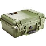 Pelican™ 1450 Case with Foam OD Green